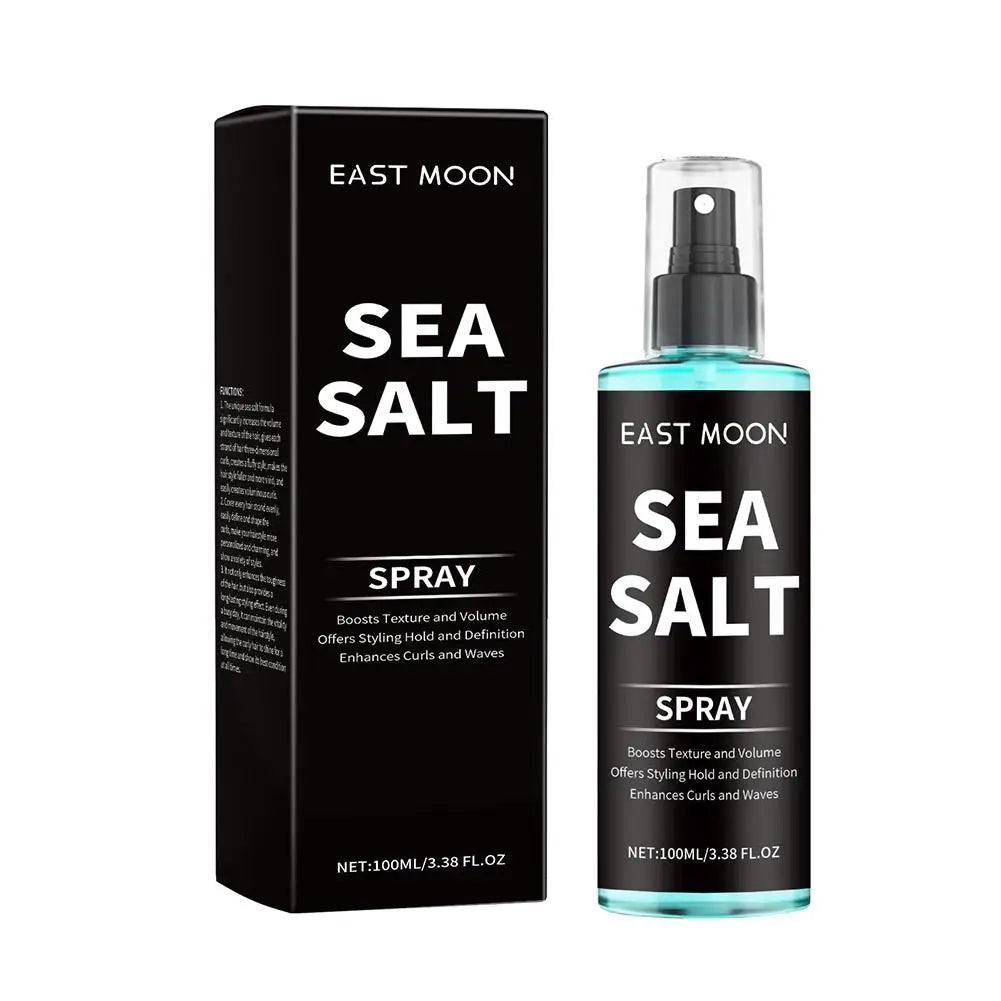 100ml Sea Salt Curling Spray for Hair,Natural Kelp & Red Algae Extract, Natural Texture & Volume, Creates Beachy Curls & Texture