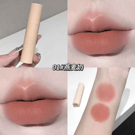 7 Pcs Matte Lipstick Lip Gloss Sets Long-Lasting Non-Fading Waterproof Non-stick Cup Exquisite Gift Everyday Holiday Universal