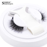 1 Pair Magnetic Eyelashes Set Reusable Easy to Use Eyelash Extension Tools Natural Curler False Eyelashes With Magnetic Tweezers