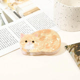 1/6pcsCute and Sweet Cartoon Orange Cat Puppet Kitten Hair Clip High Grade Acrylic Hair Claw Back of Head Coiled Hair Shark Clip