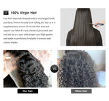 No Glue Upgrade Invisi Strap 360 Full HD Lace Frontal Kinky Curly Wig Black Human Hair 360 Drawstring Deep Water Wigs Glueless