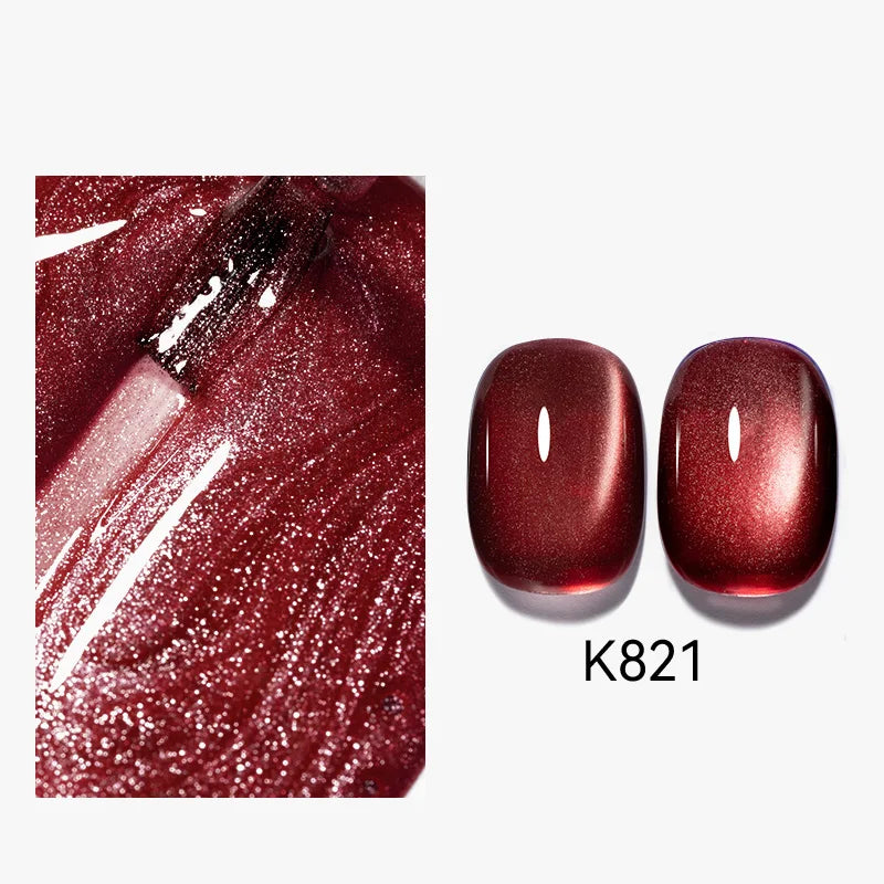 MAYCHAO Cat Eye Magnetic Gel Nail Polish Glitter Effect Semi Permanent Soak Off UV Gel Varnish Manicure For Nail Art