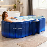 1PC  Insulated Ice Bath , Cold Plunge Tub, No Inflation Install Needed, Shower-Compatible for Indoor & Outdoor Use