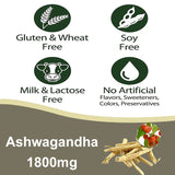 Ashwagandha Capsules Support Antioxidant Lipid-lowering Stress-relief Improve Sleep Enhance Immunity Increase Energy and Focus