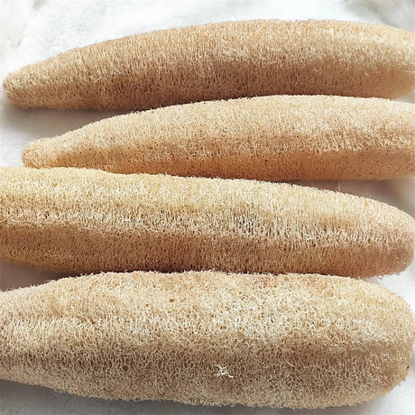 Natural Loofah Multi-Purpose Eco-Friendly Body Shower Sponge Home Cleaning Brush Exfoliating for Skin Tough on Stain Bathroom