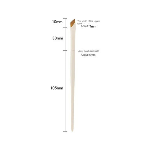 Upgrade Blade Eyeliner Brush Ultra Thin Fine Angle Flat Eyebrow Brush Under The Eye Makeup Brushes Precise Detail Brush White