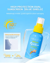 Facial & Body Sunscreen Spray SPF 50 Oil Control Whitening Melanin Reducer Anti-Sun Protection Face Skin Care Sun Cream Spray