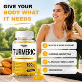 Turmeric Curcumin Gummies With Ginger And Black Pepper Supports Healthy Joint Wellness Cardiovascular Wellness And Overall Body Wellness Supplement