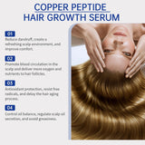 Copper Peptide Hair Density Serum Nourishing Scalp Strengthening Hair Follicles Anti Breakage Fuller Healthier Hair Lightweight & Fast Absorbing