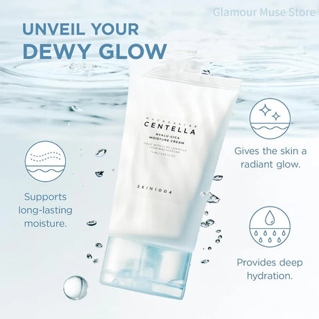 Korean Centella Hyalu Cica Water-Fit Sun Serum SPF50 Sunscream & Facial Hyalu-Cica Moisture Cream Beauty Skincare Sets
