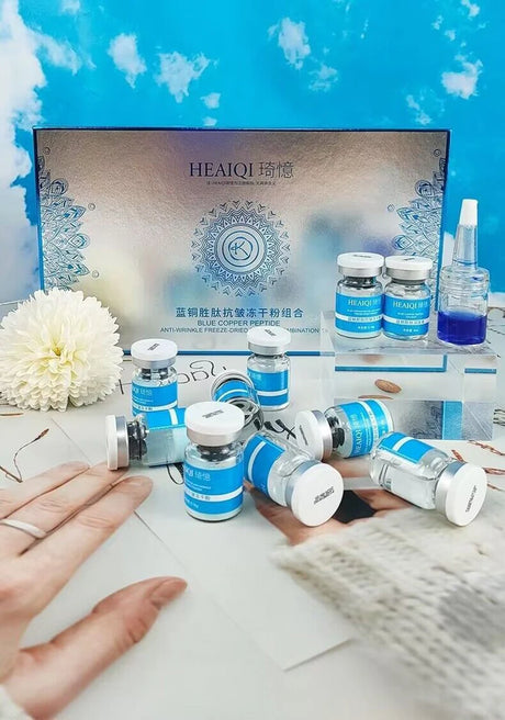High Purity 98% Blue Copper Peptide Essence Facial Anti-Aging Repair Polypeptide Active Hyaluronic acid Moisturizing Skin Care