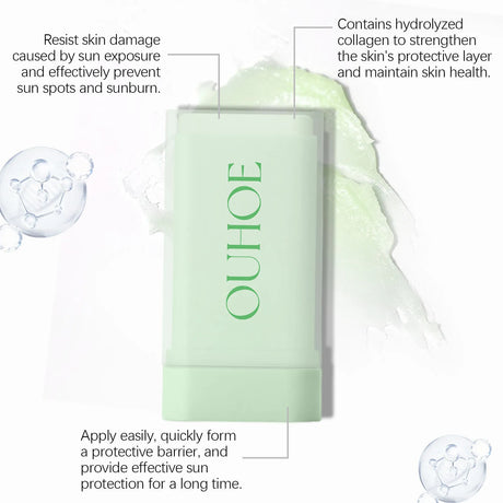 Cotton Soft Sun Stick Protector Solar Matte SPF50 Anti UV Isolation Moisturizer Refresh Lightweight Sunblock Face Body Sunscreen