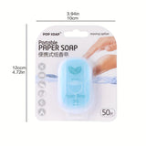 Ultimate Portable Paper Soap Sheets For Outdoor Travel， disposable hand washing travel soap