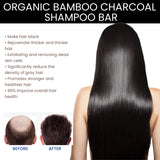 Bamboo Charcoal Shampoo Soap Deep Clean The Scalp Create Dark And Thick Hair Improve Dryness Hair Nourish Charcoal Shampoo Soap
