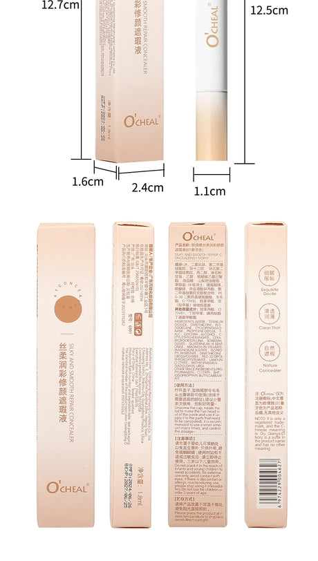 Ocheal 3 Color Face Foundation Concealer Pen Long Lasting Waterproof Corrector Contour Concealers Stick Cosmetic Makeup
