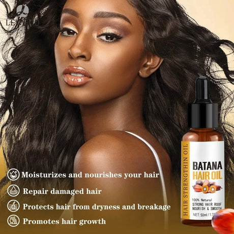 Batana Oil Hair Growth Products Fast Growth Batana Essence Oil Traction Alopecia Anti Hair Loss Baldness Treatment For Men Women