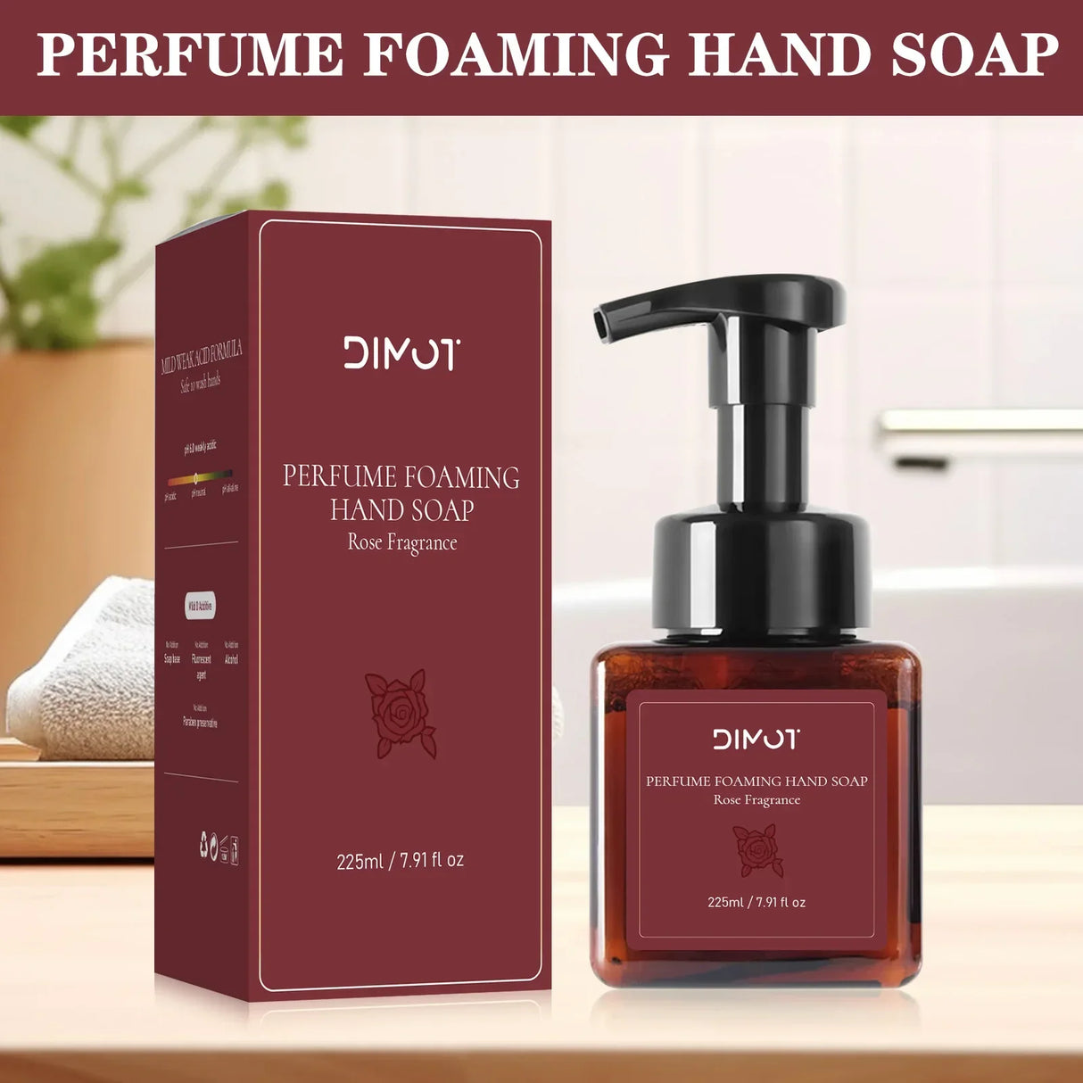 Fragrance Hand Wash, Deep Cleans & Moisturizes Skin, Rich Foaming Long-Lasting Scent Beauty-Care Cleanser