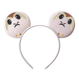 Newest Festival Party Cosplay Mouse Ears Headband 3.3" Ears Glitter Hairband Without Bow For Boys DIY Cartoon Hair Accessories