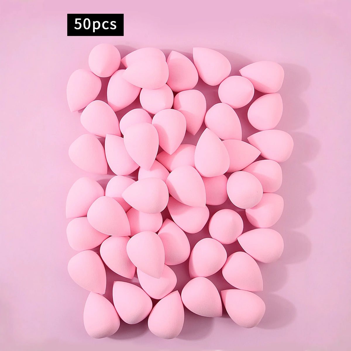100/50/30/25/20/12PCS XL Super Affordable Large Soft Makeup Sponge Beauty Egg Set, No Powder Sticking Portable Makeup Tool