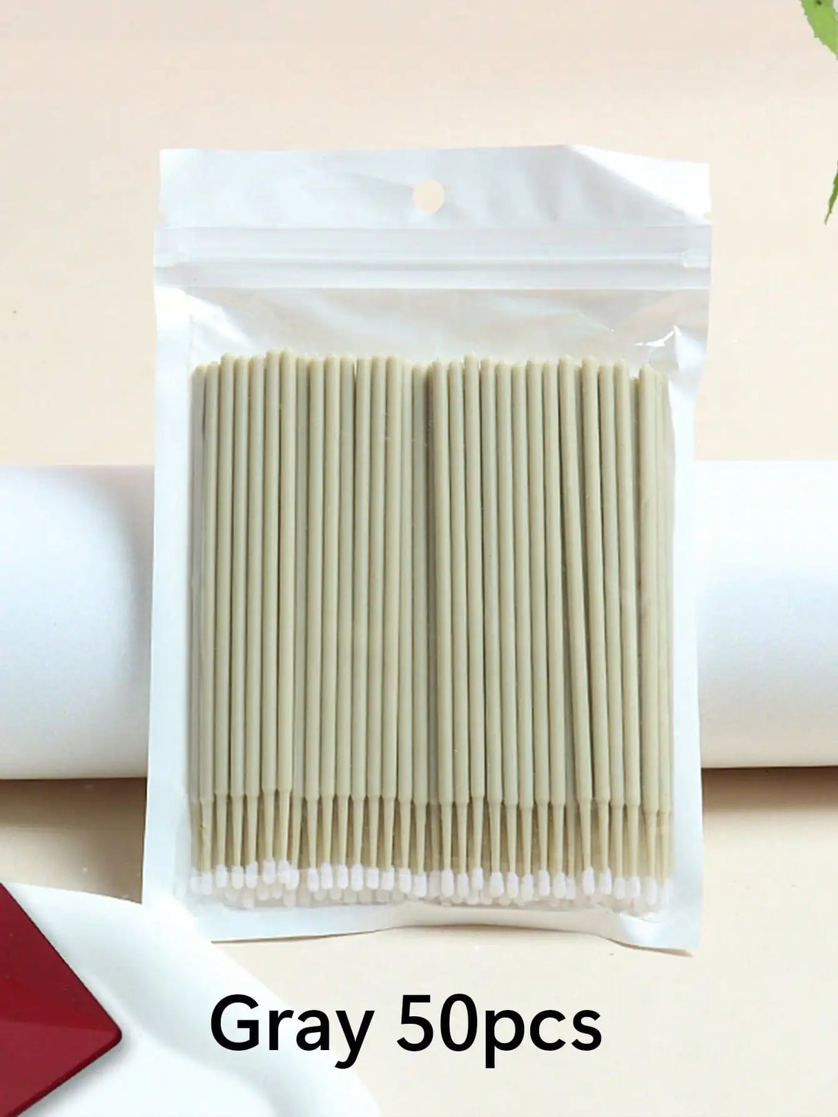 50/100pcs Nano Cleaning Swabs, Ultra Fine Makeup Remover Sticks For Eye Makeup, Contouring, Eyeliner, Lips And Skin Cleansing