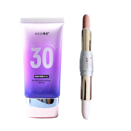 Shezi Good Price Facial Body Sunscreen Whitening SPF30 Concealer Highlight Base Makeup Set Sunscreen Kit Cosmetics