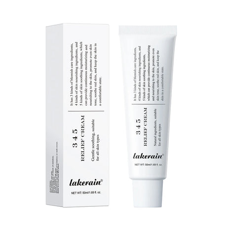 345 Relief Cream Comprehensive solution to skin problems Anti-sugar and antioxidant Brightening skin Improving acne marks Moistu