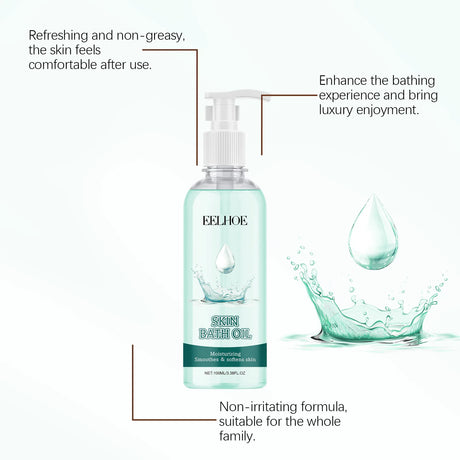 EELHOE Nicotinamide Bath Oil Brightening Skin Repair Dry Skin Remover Smooth Body Cleaning Long Lasting Moisturizing Body Oil