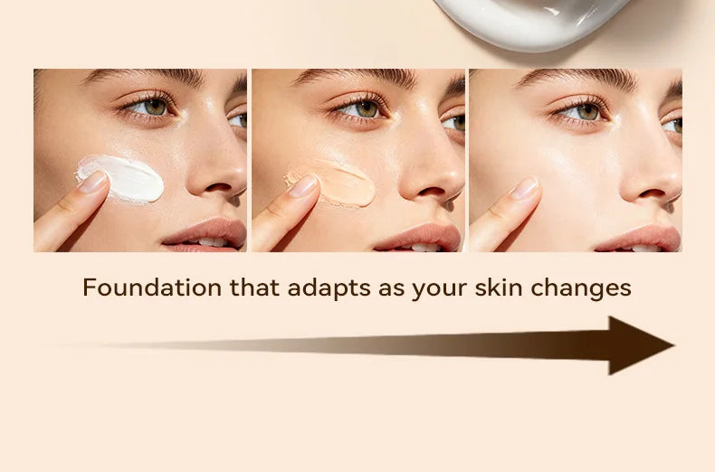OVP Auto Adjust change color Foundation Moisturizing Waterproof Concealer Long Lasting Flawless Natural Face Makeup Sunblock