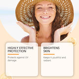 Eelhoe Skin Refreshing Sunscreen Stick Keep Refresh Full Coverage No Sticky for Dry Oily Control Waterproof Body Sunscreens 50+