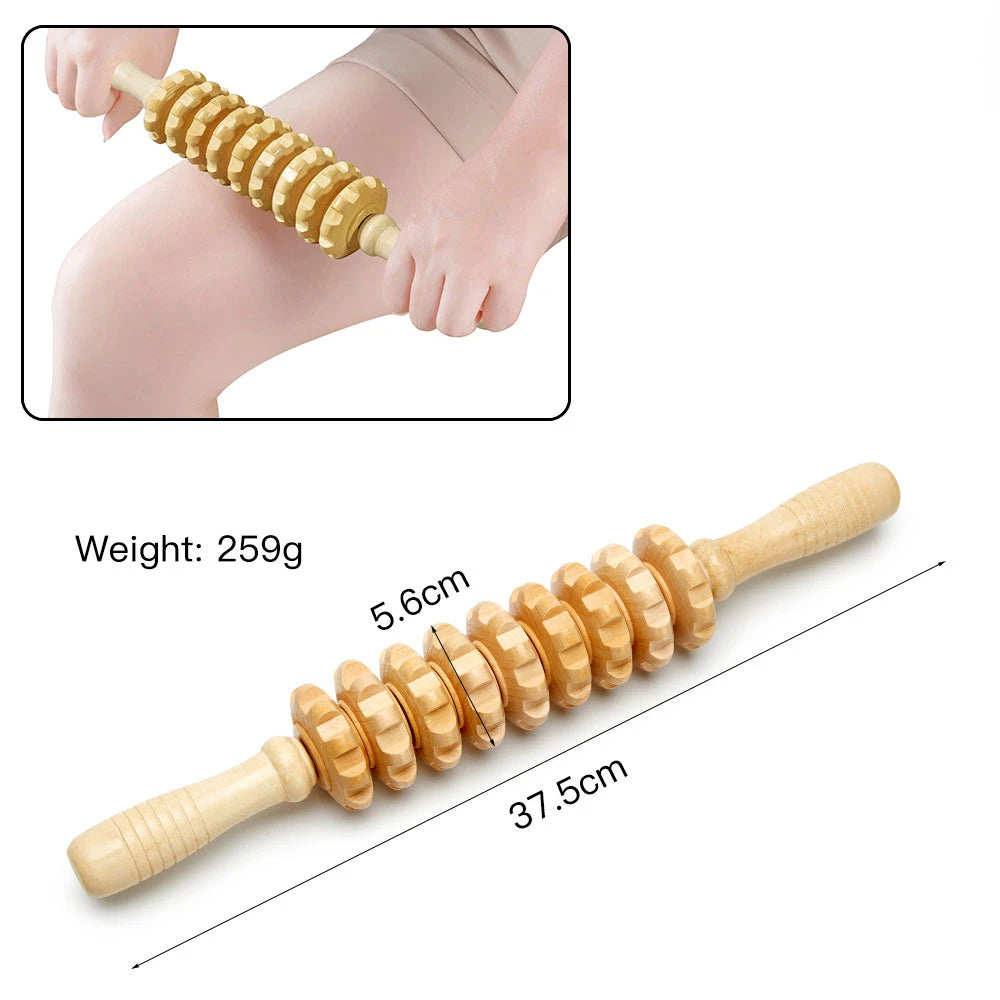 Wood Massage Maderoterapia Massager Roller Anti Cellulite Slimming Gua Sha Massager For Body Back Foot Masajeador