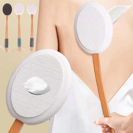 New Multi-Function Lotion Sunscreen Ointment Applicator Silicone Long Handle Body Cleaner Shower Brush Sunscreen Back Applicator