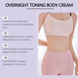 Shaping Cream Improve Sagging Skin Lifting Firming Deep Moisturizing Waist Buttock Thigh Tightening Overnight Toning Body Cream