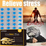 ZYNERA Natural Ashwagandha Man Power Tablets Male Enhancing Supplement Support Energy Strength Stamina Performance Ginseng Pills