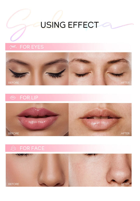 LAIKOU Portable Makeup Remover Lashes Cleansing Liquid Water Lip Eye Gentle Care Make-Up Travel Skin Remover Face Skincare 100ml
