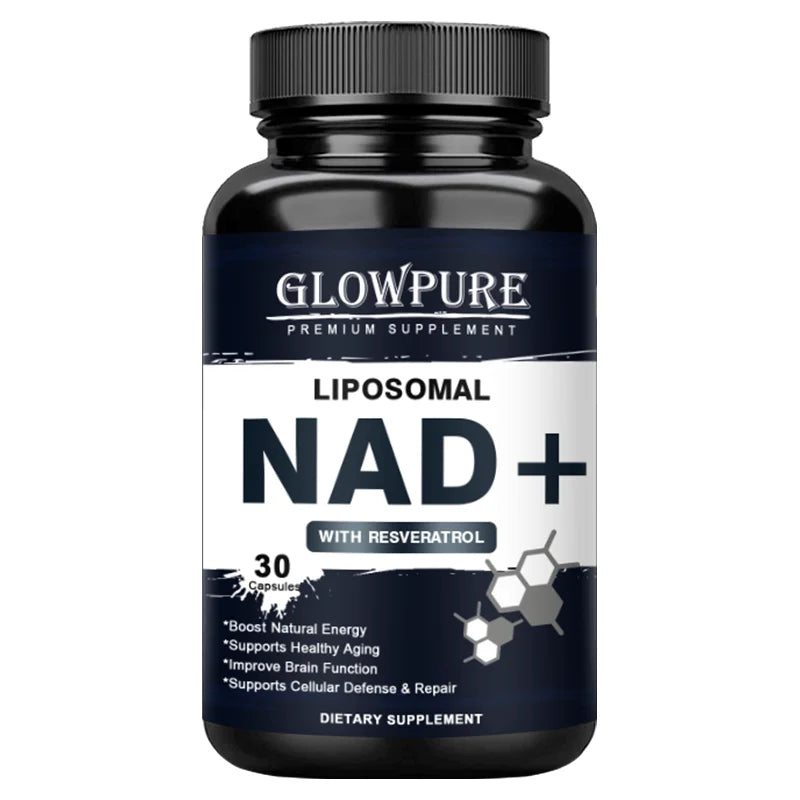 NAD+ Anti-Aging Supplement – Cellular Energy & Immune Booster, Blood Flow Support + Longevity Aid