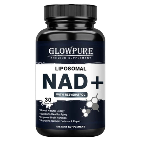 NAD+ Anti-Aging Supplement – Cellular Energy & Immune Booster, Blood Flow Support + Longevity Aid