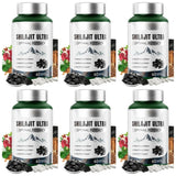 Shilajit Ultra with L-Arginine for Natural Energy and Vitality 60 Capsules Non-GMO  Endurance Stamina Antioxidant Supplement