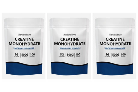 Micronized Creatine Monohydrate Powder 500g, 100 Servings, 5g Scoop, Sports Nutrition Supplement for Men & Women
