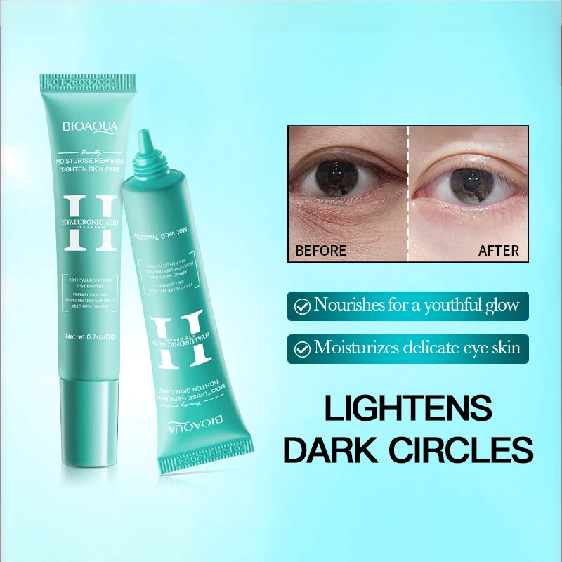 BIOAQUA Hyaluronic Acid Skin Care Kit Moisturizing Face Serum Anti Wrinkles Anti-Aging Anti Dark Circles Eye Cream Skin Care Kit