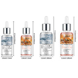 JUINHOU Dual Phase Face Serum Kit Hyaluronic Acid Day Care Retinol Night Care Hydrate Anti Wrinkle Texture Daily Face Skin Serum