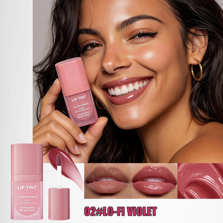 Velvet Lip Gloss Matte Lip Tint Waterproof Non-stick Cup Anti-fade Moisturizing Long Lasting Plump Lip Makeup