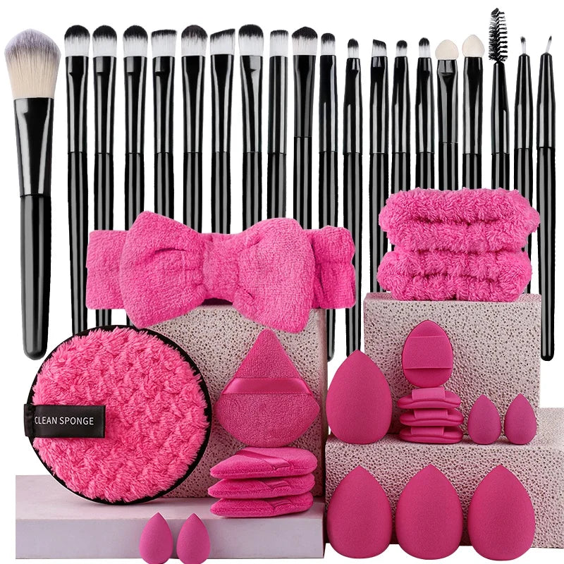 20PCS Eye Shadow Makeup Brush Set Concealer Brush Eye Cosmetic Soft Bristles Eyebrow Eyeliner Brush Portable Beauty Makeup Tools