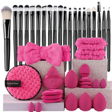 20PCS Eye Shadow Makeup Brush Set Concealer Brush Eye Cosmetic Soft Bristles Eyebrow Eyeliner Brush Portable Beauty Makeup Tools
