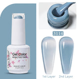 Clou Beaute Jelly Color UV Gel Manicure Summer Pink Nude Gel Nail Rainbow Nail Supplies For Professionals Semi-permanent Varnish