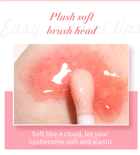 Crystal Jelly Moisturizing Lip Oil Set Plumping Lip Gloss Makeup Sexy Plump Lip Glow Oil Tinted Lip Plumper Set