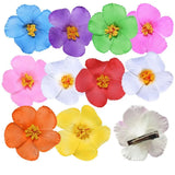 Headwear Hawaiian Flower Hair Clips Side Bangs Clip Hair Accessories Artificial Flower Clips Suitable Vacation Beach Parties