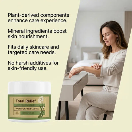 Magnesium Cream for Muscle & Nerve-Relief Moisturizing Body Massage Creambody Care and Moisturizing 2-in-1 Daily Care