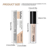 Dark Circles Acne Marks Cover Matte Face Concealer Brighten Skin Tone Repair Makeup Cosmetic for Women Daily