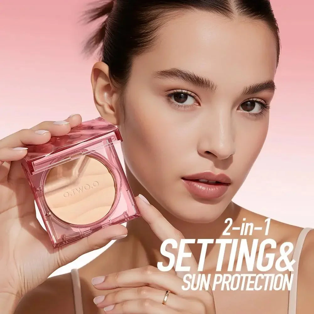 2in1 Setting Sun Protection Weightless Matte Powder Long Lasting High Concealer Power Waterproof Oil Free Compact