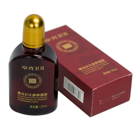 Zhang Guang 101 Ginseng Nourishing Liquid TCM Formula 120ml Anti Hair Loss Hair Growth Regrowth Tonic Alopecia Areata Buster